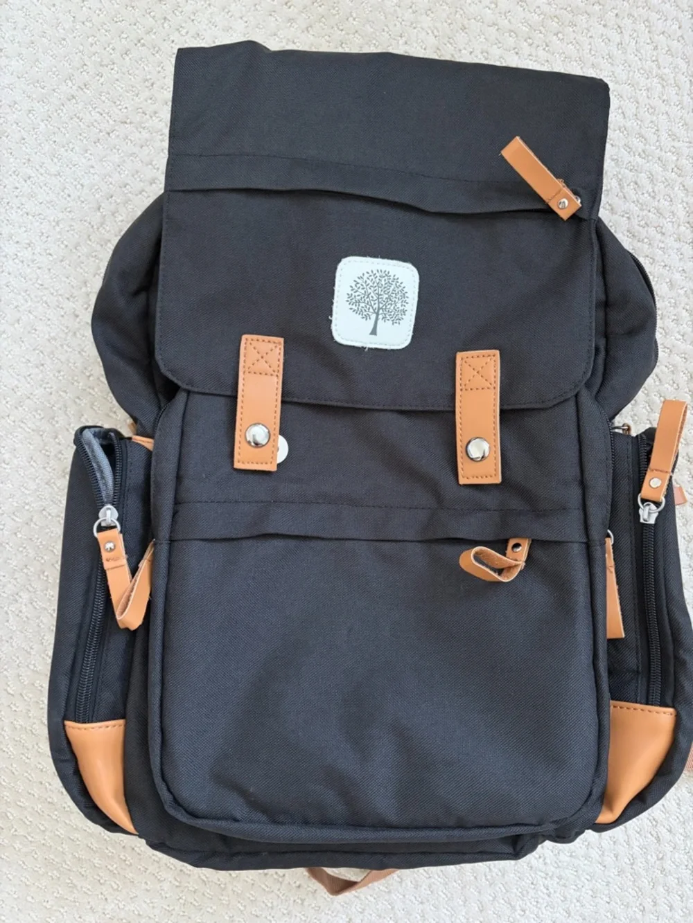 Parker Baby Co. Large Diaper Backpack Birch Bag
